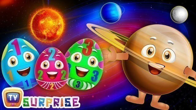 'Surprise Eggs Learning Space - Planets Of The Solar System – Sun, Moon, Earth & Stars - ChuChu TV'