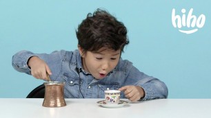 'Coffee | American Kids Try Food from Around the World - Ep 7 | Kids Try | Cut'