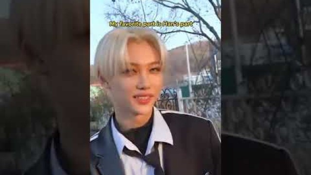 'Han\'s accent though #han #felix #straykids'