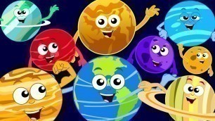 'Planets Song | Kids Songs | Nursery Rhymes | Rhymes For Children | Kids Tv Cartoon Videos For Kids'