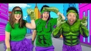 'Kids Superhero Song  - Let\'s Be Superheroes | Action Songs for Kids - Bounce Patrol'