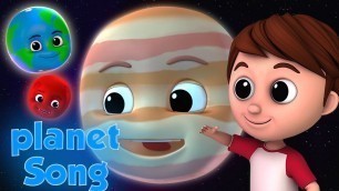 'planeta canção | planetas sistema solar | rimas de berçário | Planet Song | kids ABC TV Português'