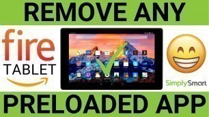 Remove Any Amazon Fire Tablet App | Fast and Easy!