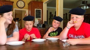 'AMERICAN KIDS TRY FRENCH FOOD!'