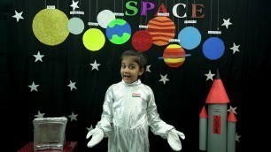 'Astronaut in Space |Solar System |Planets | Kid Performance | Few Lines| competition Wining Video|'