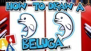 'How To Draw A Cartoon Beluga Whale'