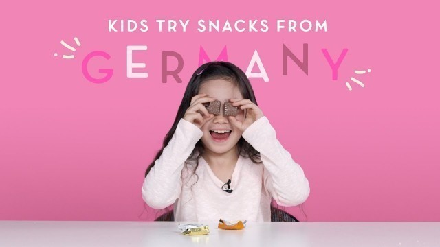 'Kids Try Snacks from Germany | Kids Try | HiHo Kids'