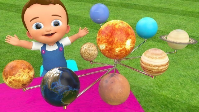'Learning Planets Names Wooden Planets Toy Set 3D for Children Kids Toddler Baby Educational'