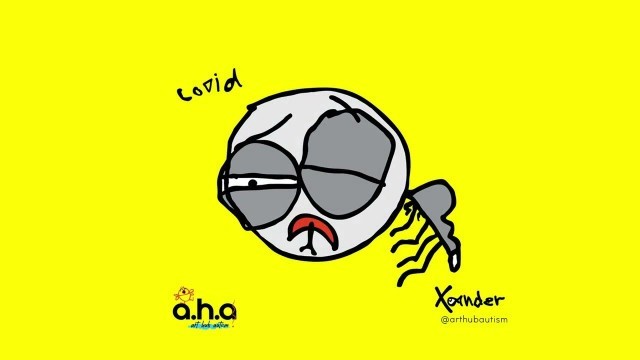 'COVID the Character by Xander | Art Hub Autism'