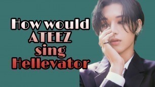 'How would ATEEZ sing Hellevator by Stray Kids (Fanmade)'