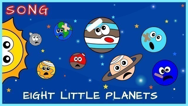 'Eight Little Planets SONG  | Funny song for kids | Children Nursery Rhyme | Planet SONG for BABY'