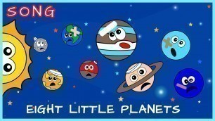'Eight Little Planets SONG  | Funny song for kids | Children Nursery Rhyme | Planet SONG for BABY'