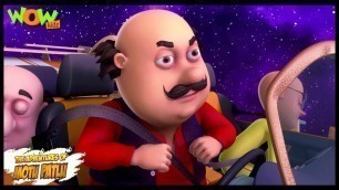 'Motu Patlu New Episodes | Cartoons | Kids | Dr. Jhatka\'s Car In Space | Wow Kidz'