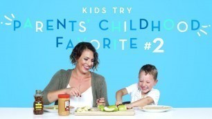 'Kids Try Their Parents\' Favorite Childhood Foods Part 2 | Kids Try | HiHo Kids'