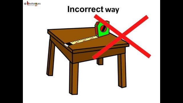 'Science - Measurement - How to measure length correctly - English'