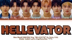 'How Would ENHYPEN Sing \'Hellevator\' By Stray Kids (Color Coded Lyrics)'