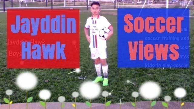 'Jayddin Hawk - Talked about his views - Gave Tips to motivate kids - Showed Individual Soccer skills'