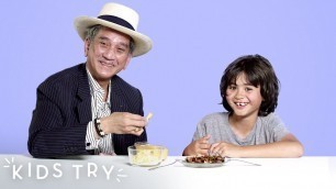 'Kids Share Their Favorite Snack With Their Grandparents: Round 3 | Kids Try | HiHo Kids'