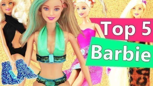 'Top 5 Barbie Kleidungs Ideen | unsere besten DIYs | Barbie Zubehör | DIY Kids Club'