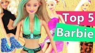 'Top 5 Barbie Kleidungs Ideen | unsere besten DIYs | Barbie Zubehör | DIY Kids Club'