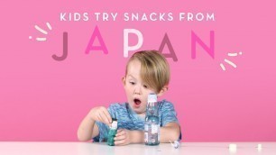 'Kids Try Snacks from Japan | Kids Try | HiHo Kids'