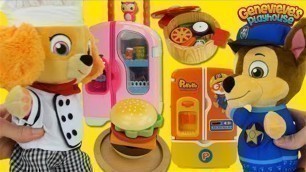 'Paw Patrol Skye and Chase Cooking Contest Toy Food Video for Kids!'