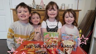 'THE WILLIAMS FAMILY ll KIDS TRY JAPANESE FOOD'