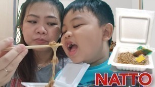 'Reaksi Anak Makan NATTO !! Kids Try extreme Japannese FOOD - Zael & Mi Mi'