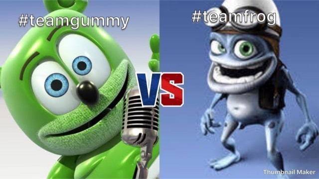 'Gummy bear song vs axel frog (crazy frog)'