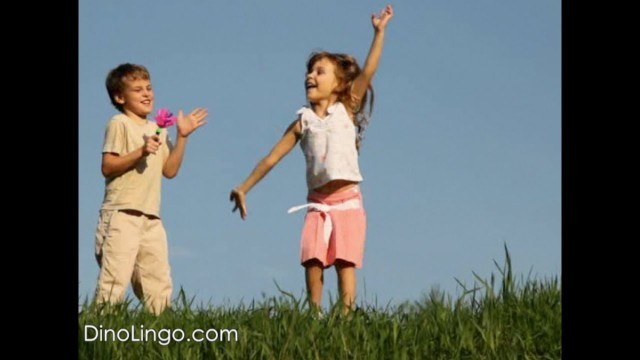 'Italian Songs for kids - Amor dammi quel fazzolettino - Learn Italian for kids - Dinolingo'