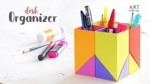 'Creative DIY Desk Organizer For Kids | Back To School'