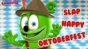 'Gummibär\'s Slap Happy German Oktoberfest Dance ☺ Gummy Bear Oktoberfest Music For Kids ☺'