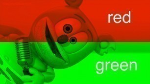 'Learn CHRISTMAS Colors RED And GREEN With Gummibär * The Gummy Bear Song * Colors For Kids'