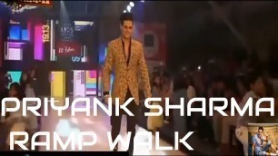 'Priyank Sharma RampWalk in India Kids Fashion Week 2017'