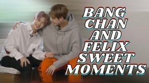 'Stray Kids Bang Chan and Felix sweet moments'