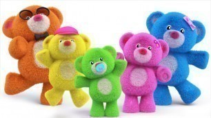 'teddy bear finger family | teddy bear turn around | nursery rhymes | kids songs | kids tv'