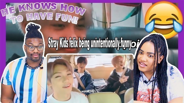 'Stray Kids felix being unintentionally funny| REACTION'