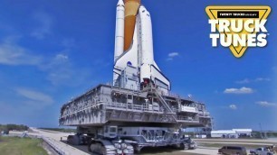 'Crawler Transporter for Children | Truck Tunes for Kids | Twenty Trucks Channel | Space Shuttle'