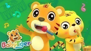 'I\'m the Little Music Man | + More Kids Songs | Nursery Rhymes | Educational Video | Baby Tiger'