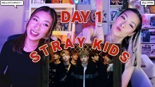 'STRAY KIDS Hellevator + District 9 MV SISTERS REACTION | STAY With Me For ATINY Adventure (DAY 1) 