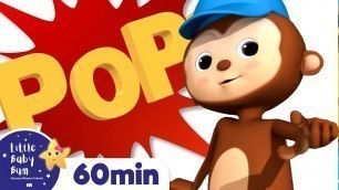 'Pop Goes The Weasel Song +More Nursery Rhymes and Kids Songs | Little Baby Bum'