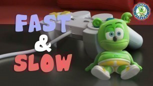 'Learn OPPOSITES Fast & Slow with Gummibär * Choco Choco * Kids Learning Gummy Bear Song'