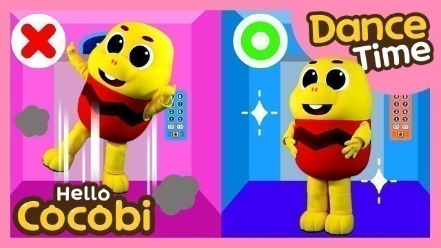 'Elevator Safety Song | Dance Along for Kids | Easy Dance | Nursery Rhymes | Hello Cocobi'
