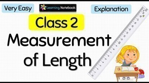 'Class 2 Maths Measurement || Measurement of Length for class 2'