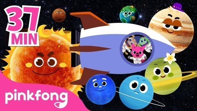 'Eight Planets and more | Best Space Songs | Planet Songs | MIX | Pinkfong Songs for Children'