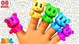 'Gummy Bear Finger Family Song | 3D Nursery Rhymes And Kids Songs | All Babies Channel'