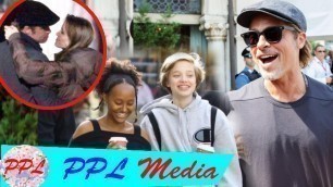 Brad Pitt is happy while enjoying the sweet six-year anniversary with the kids and Ex Angelina Jolie