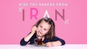 'Kids Try Snacks from Iran | Kids Try | HiHo Kids'