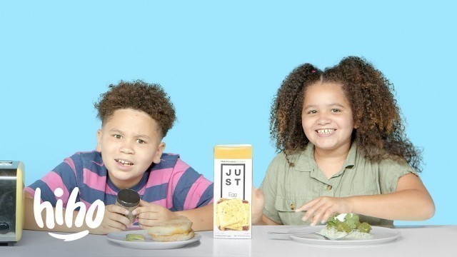 'Kids Try Plant Based Foods | Kids Try | HiHo Kids'