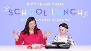'Kids Share Their School Lunch With Their Parents | Kids Try | HiHo Kids'